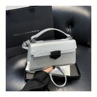 Купить Сумка Fashion Bag 6239-1 silver на obuv-plus.com.ua