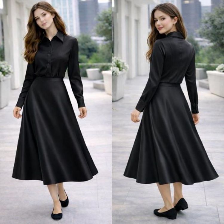 Купить Рубашка Karolina KR505 black на obuv-plus.com.ua