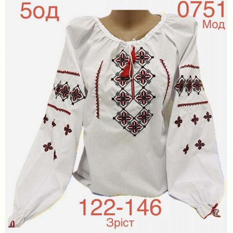 Купить Вышиванка Надийка ND893-0751 white на obuv-plus.com.ua