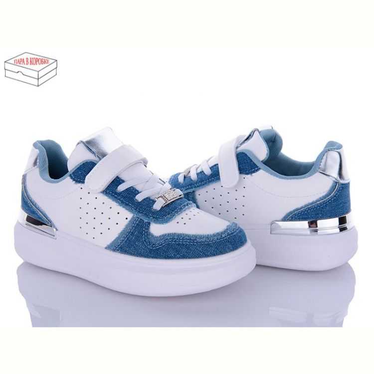 Купить Кроссовки Comer WW159 white-d.blue на obuv-plus.com.ua