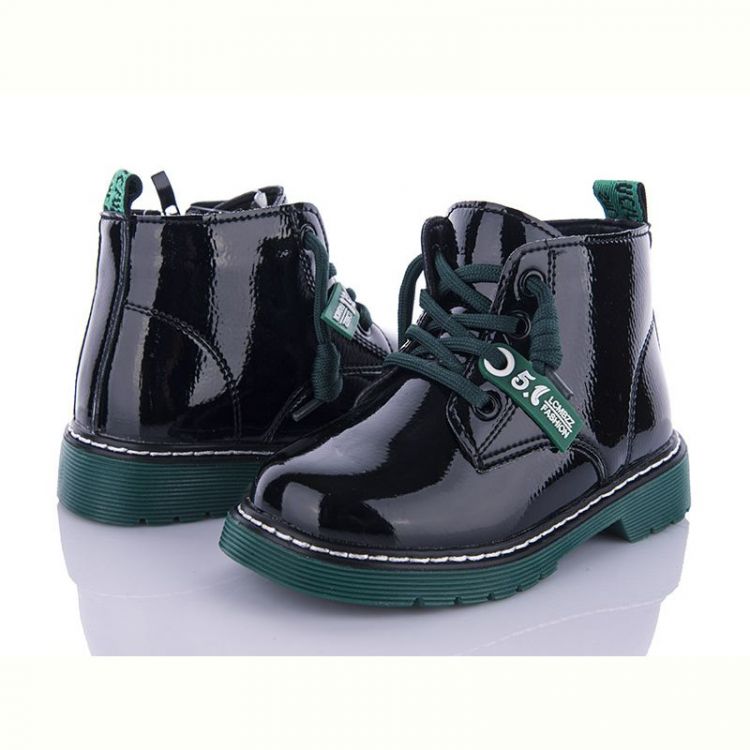 Купить Ботинки Clibee GP708A black-green на obuv-plus.com.ua