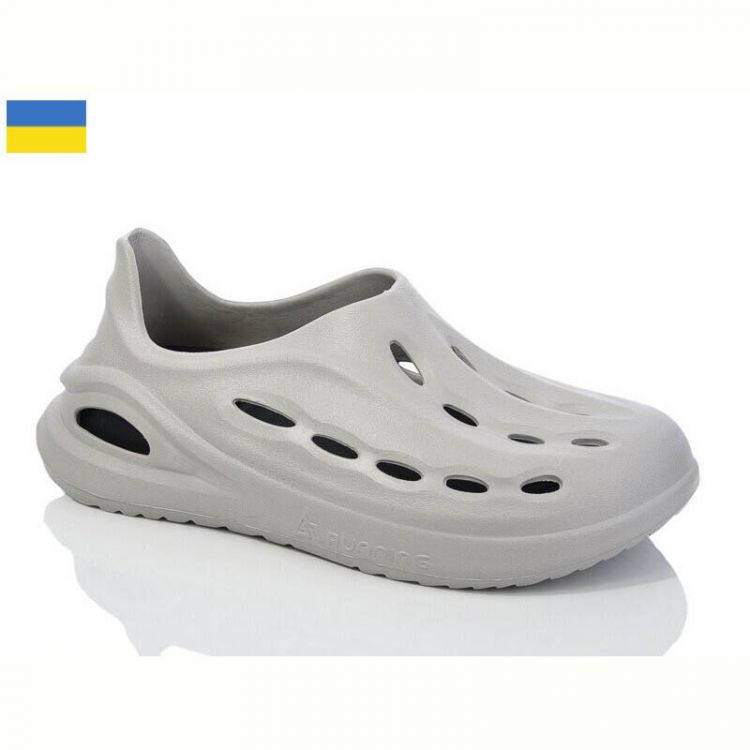 Купить Кроксы Malibu 6-137 сірий на obuv-plus.com.ua
