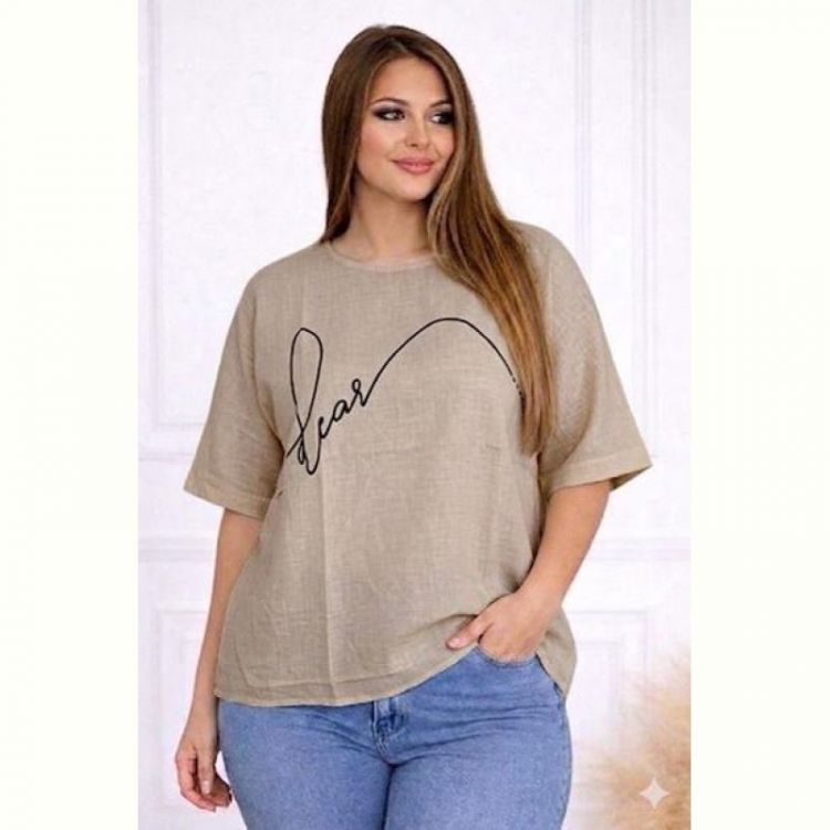 Купить Футболка LeVisha 26122 beige на obuv-plus.com.ua