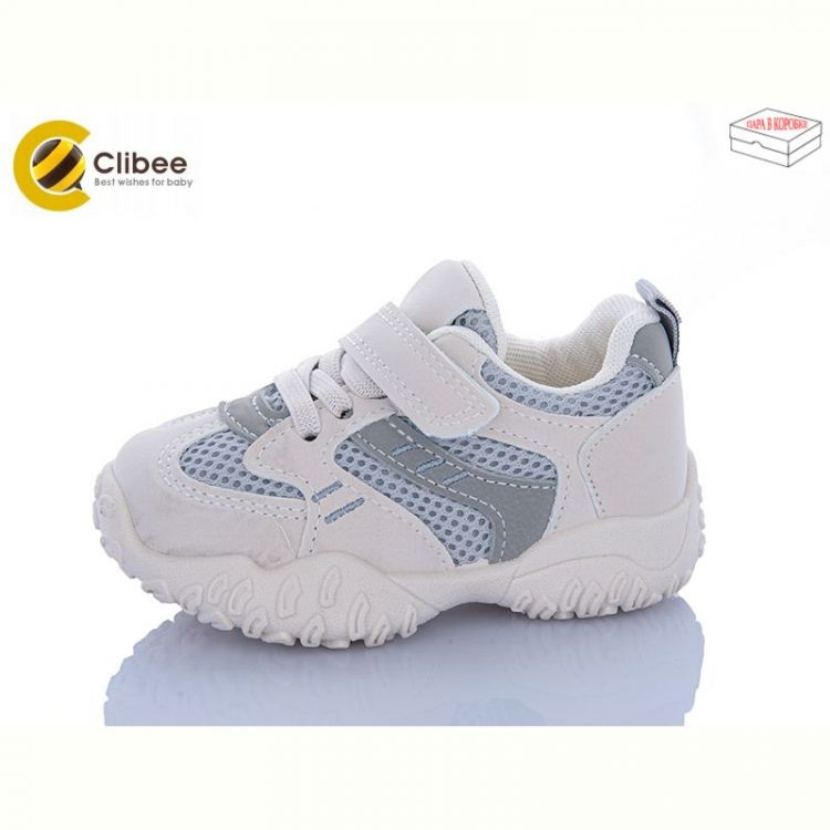 Купить Кроссовки Clibee LA1198-1 beige-grey на obuv-plus.com.ua
