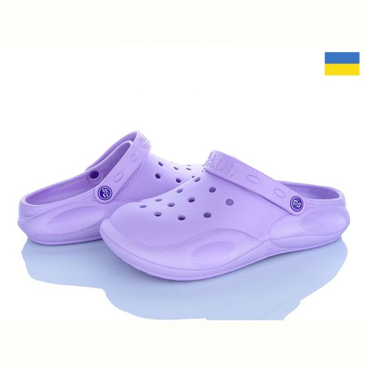 Купить Кроксы Ds DS Сабо 10 бузковий на obuv-plus.com.ua