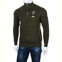 Купить Свитер Abdo Змійка khaki на obuv-plus.com.ua