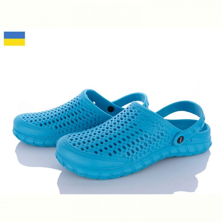 Купить Кроксы Krok Крок C62 м'який бірюзовий на obuv-plus.com.ua