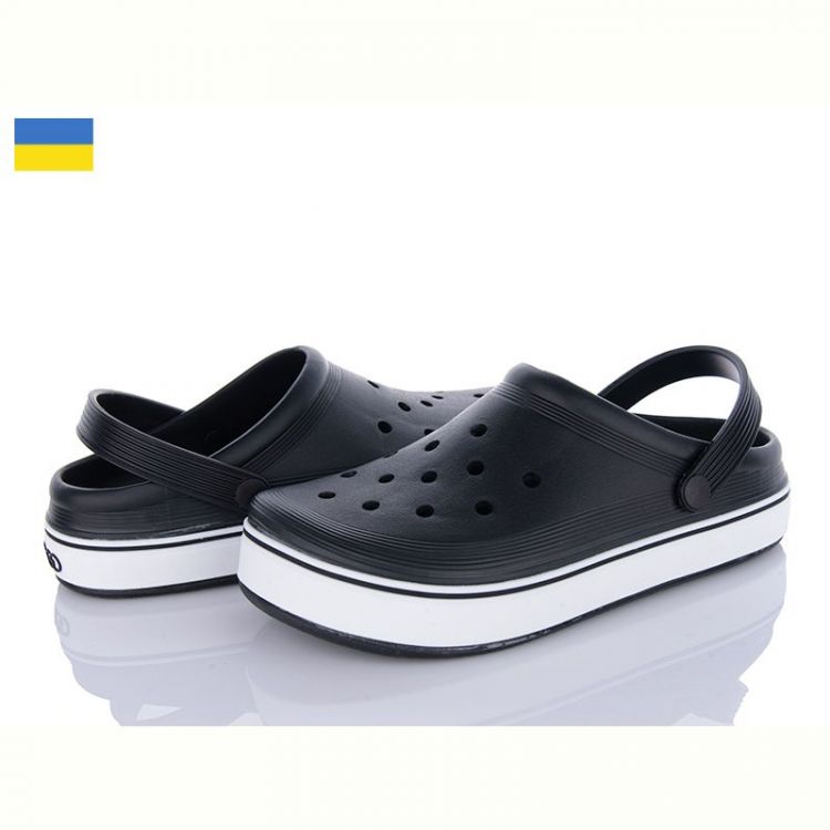 Купить Кроксы Dago Dago 523 чорний на obuv-plus.com.ua