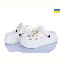 Купить Кроксы Golden Lion 156-2 білий на obuv-plus.com.ua