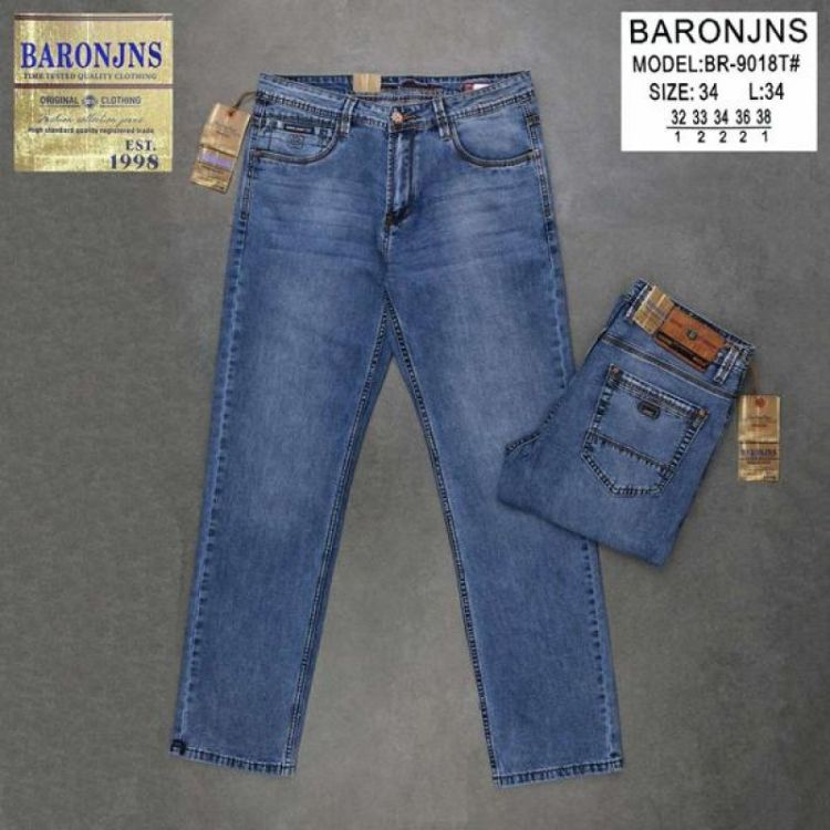 Купить Джинсы Baron Jeans BR9018 blue на obuv-plus.com.ua