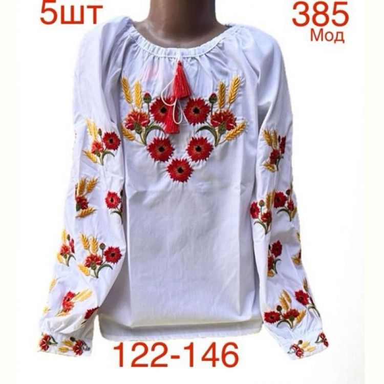 Купить Вышиванка Надийка ND890-385 white на obuv-plus.com.ua