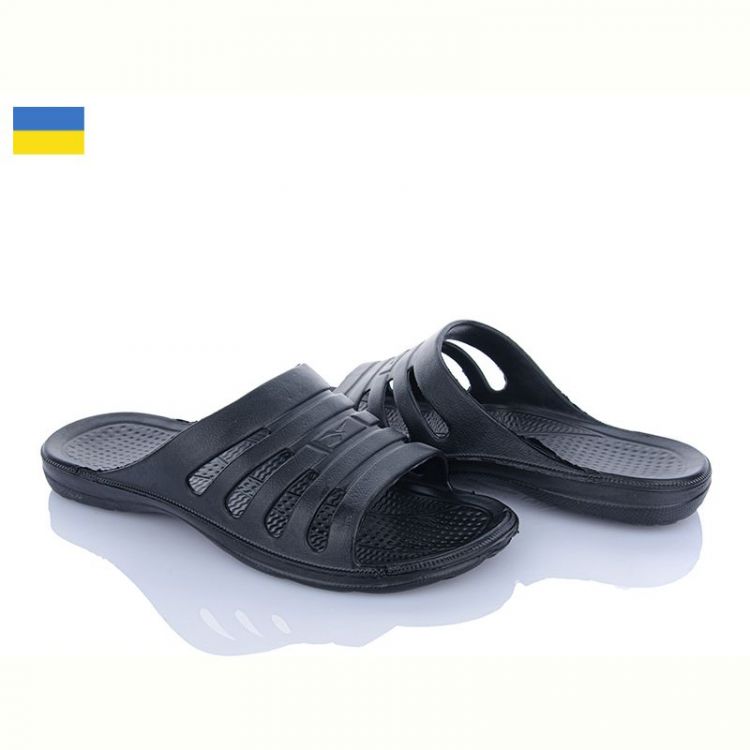 Купить Шлепанцы Golden Lion Краб 207 чорний на obuv-plus.com.ua