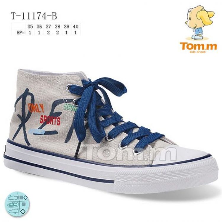 Купить Кеды Tom.M 11174B на obuv-plus.com.ua