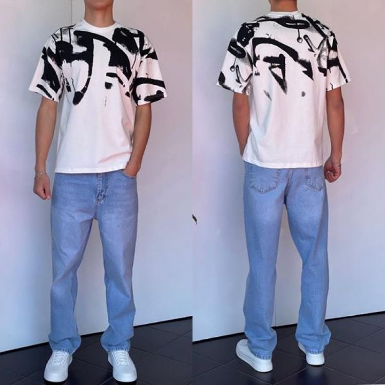 Купить Футболка i8denim 2211 white на obuv-plus.com.ua