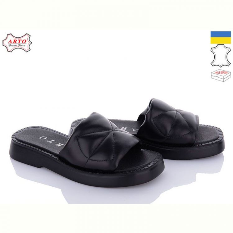 Купить Шлепанцы Arto 0156 ч-к на obuv-plus.com.ua