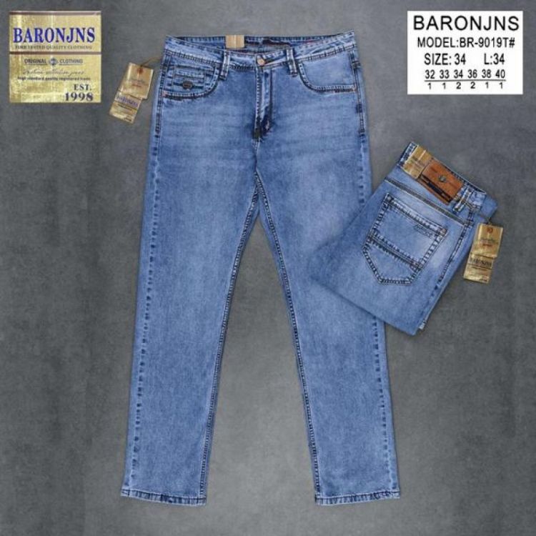Купить Джинсы Baron Jeans BR9019 l.blue на obuv-plus.com.ua