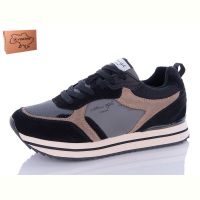 Купить Кроссовки Restime JWB24031 black-beige на obuv-plus.com.ua