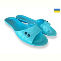 Купить Шлепанцы Kredo 14-107 бірюзовий на obuv-plus.com.ua
