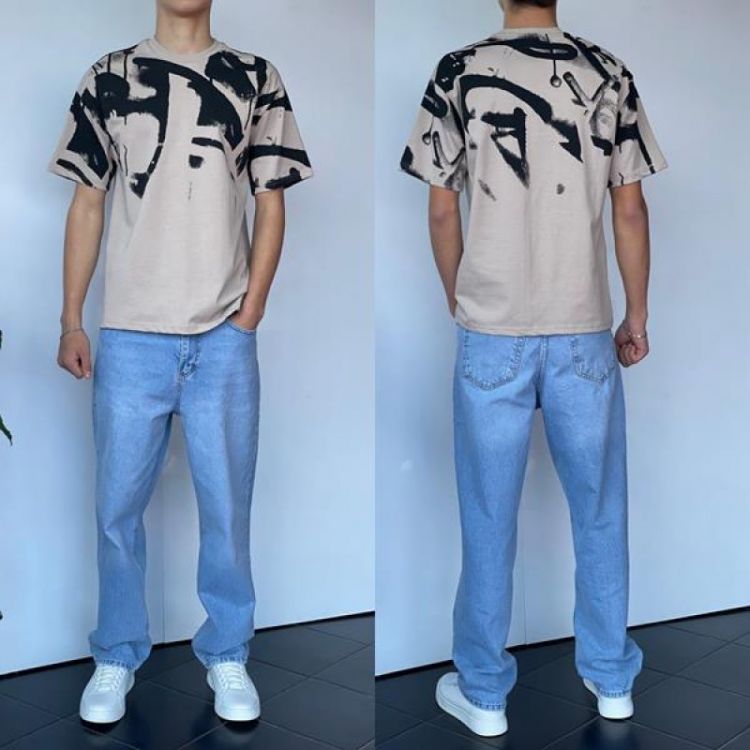Купить Футболка i8denim 2209 beige на obuv-plus.com.ua