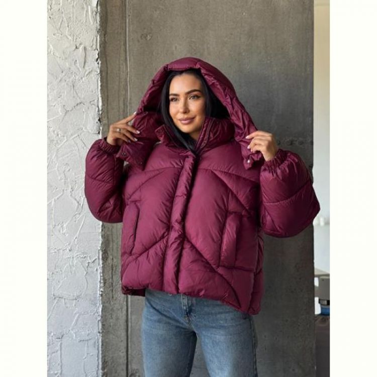 Купить Пуховик Trend 2543 wine на obuv-plus.com.ua