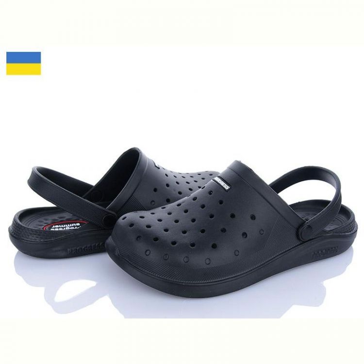 Купить Кроксы Golden Lion 232 чорний на obuv-plus.com.ua