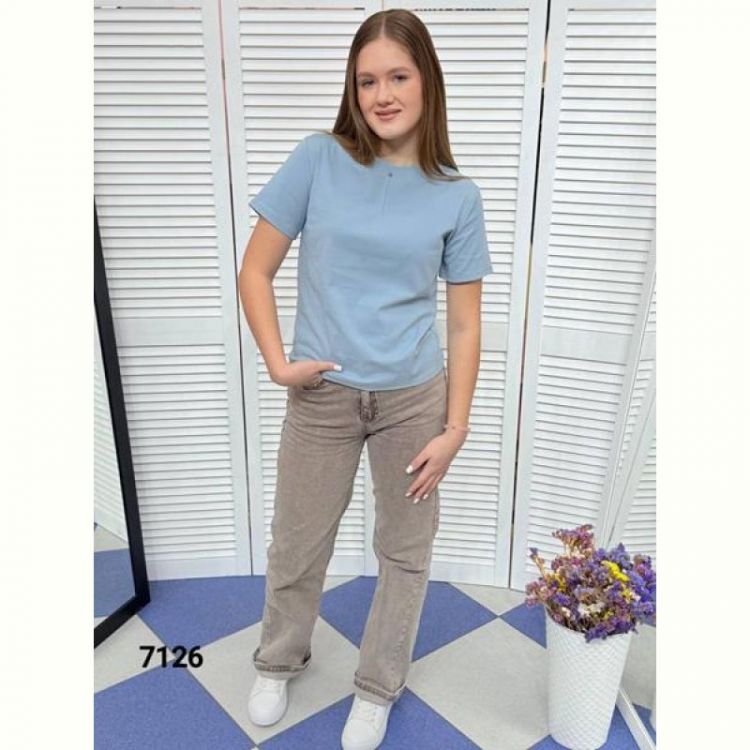 Купить Футболка MMC clothes 7126 l.blue на obuv-plus.com.ua