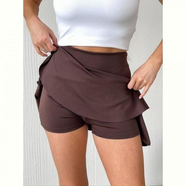 Купить Юбка-шорты Arina 3103 brown на obuv-plus.com.ua