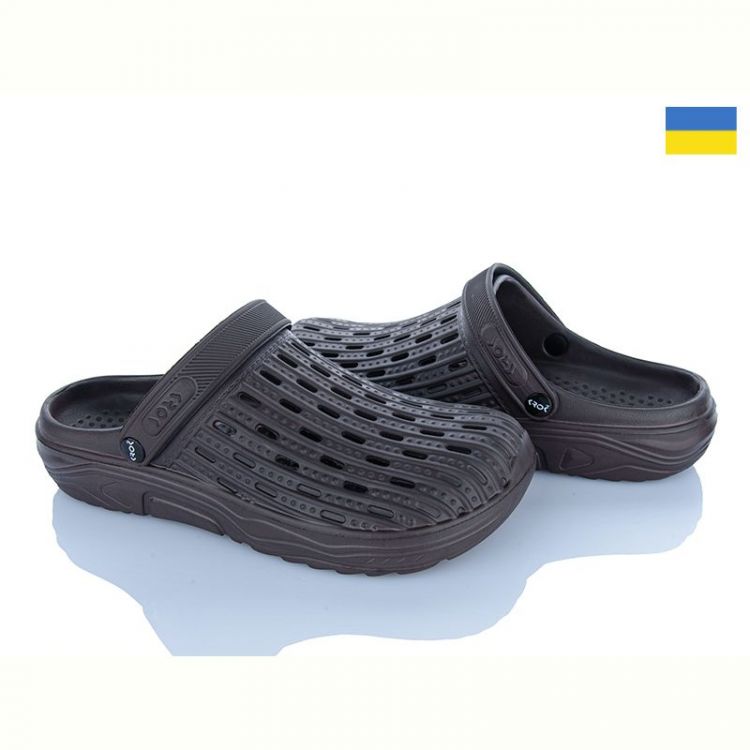 Купить Кроксы Krok Krok C71 т.коричневий на obuv-plus.com.ua