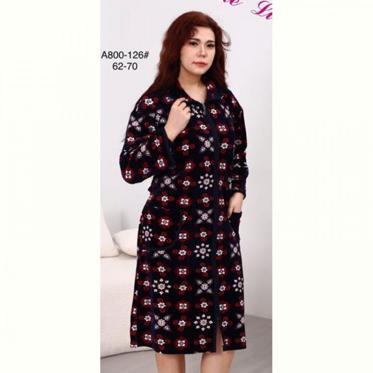 Купить Халат Fili Wear A800-125 navy на obuv-plus.com.ua