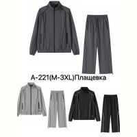 Купить Костюм спорт Ale-Ate A221 l.grey на obuv-plus.com.ua