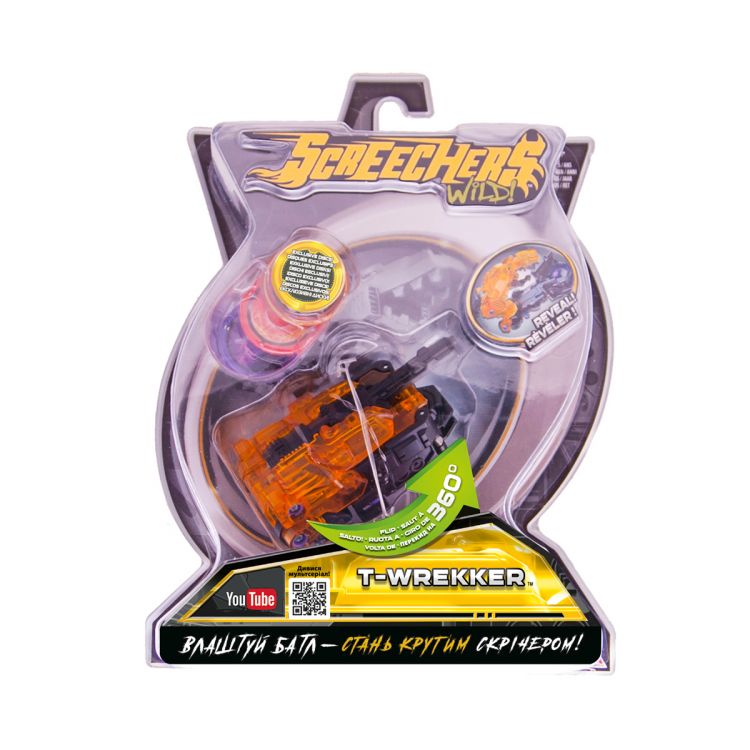 Купить EU683121 Машинка-Трансформер Screechers Wild! L 2 - Ті-Реккер на obuv-plus.com.ua