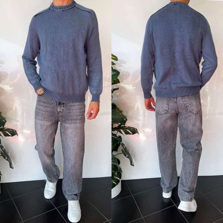 Купить Свитер i8denim 2384 l.blue на obuv-plus.com.ua