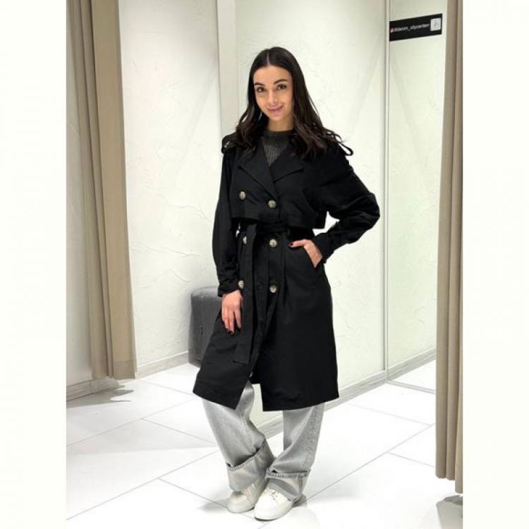 Купить Пальто i8denim Women TB123 black на obuv-plus.com.ua