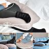 Купить Подушка П-образная для сна и отдыха стеганная 140х75х20 см U-shape IDEIA с наволочкой на молнии антиалергенная на obuv-plus.com.ua