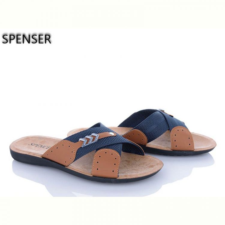 Купить Шлепанцы Spencer 3666 синій на obuv-plus.com.ua