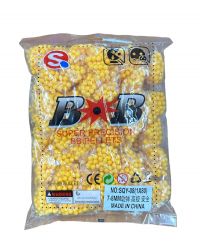 Купить G264878\SQY-087 7-8 ММ М'ЯКА ГУМОВА ДЛЯ АРБІЗУ (1 * 80 МАЛА УПАКОВКА, 1 УПАКОВКА 50 КАПСУЛ) ЖОВТА на obuv-plus.com.ua