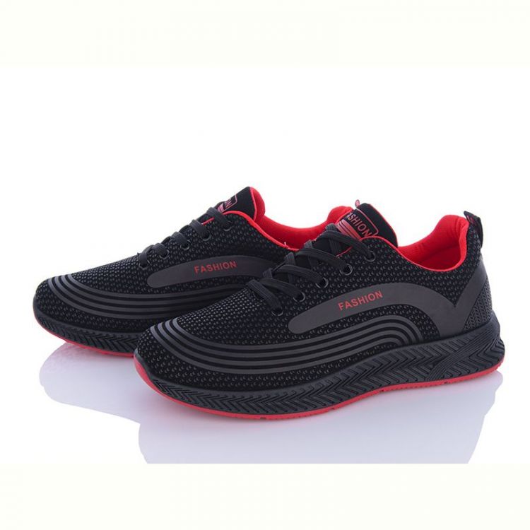 Купить Кроссовки Wonex 197-144 black-red на obuv-plus.com.ua