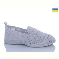 Купить Слипоны DeMur 6727  сірий на obuv-plus.com.ua