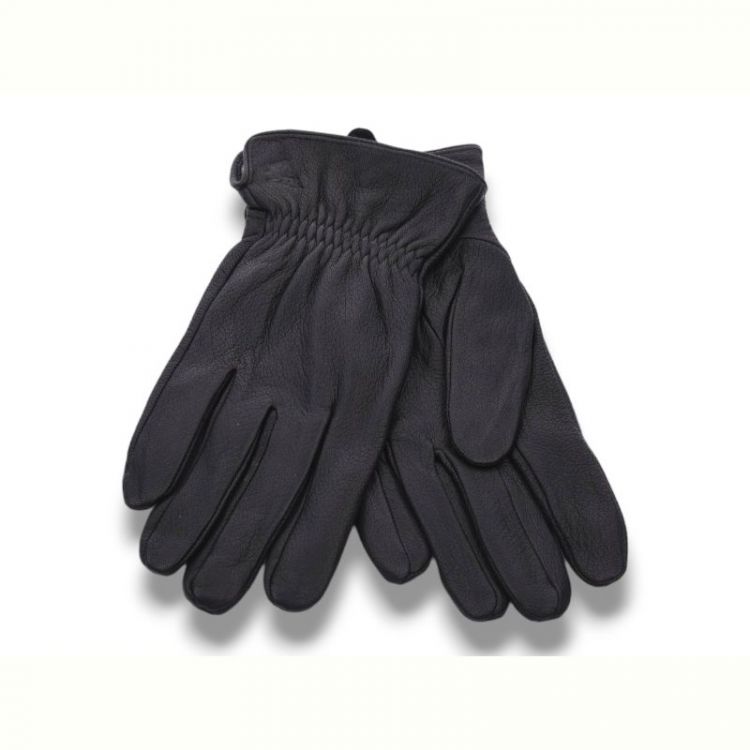 Купить Перчатки КОРОЛЕВА 0554B шк-олень вовна black на obuv-plus.com.ua