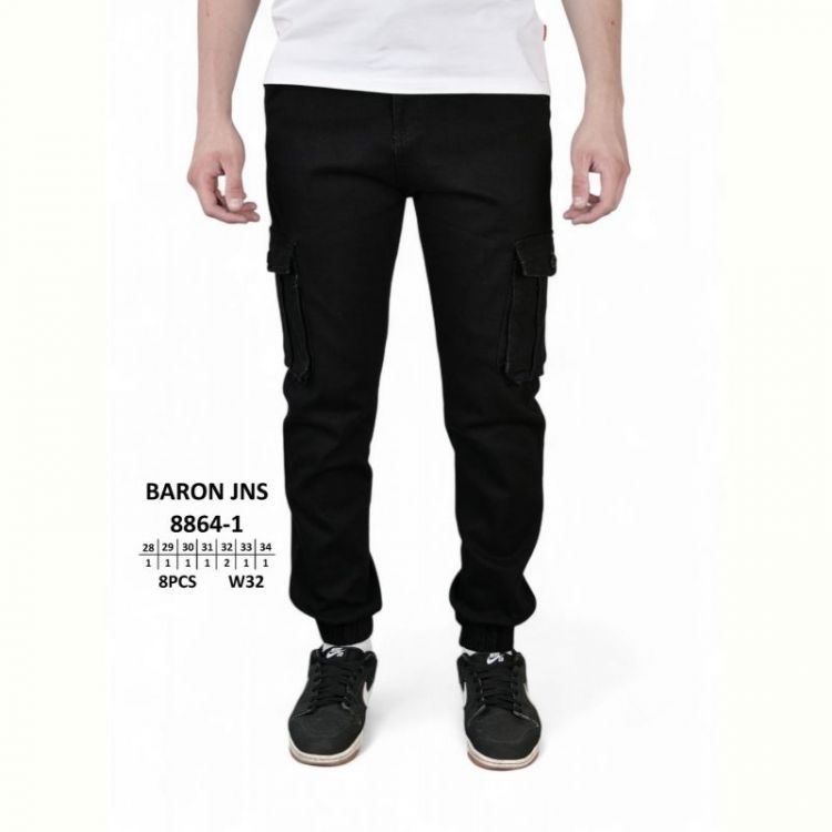 Купить Джинсы God Baron 8864-1 black на obuv-plus.com.ua