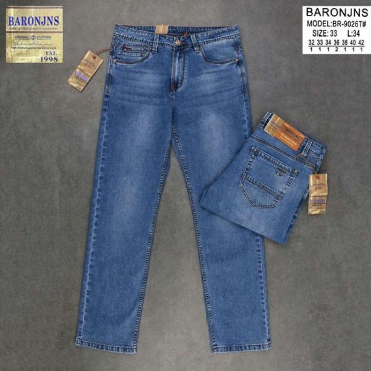 Купить Джинсы Baron Jeans BR9026 blue на obuv-plus.com.ua