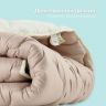 Купить Одеяло детское 100х135 см Woolly PAPAELLA шерстяное зимнее в кроватку для детей, шерсть, теплое беж на obuv-plus.com.ua