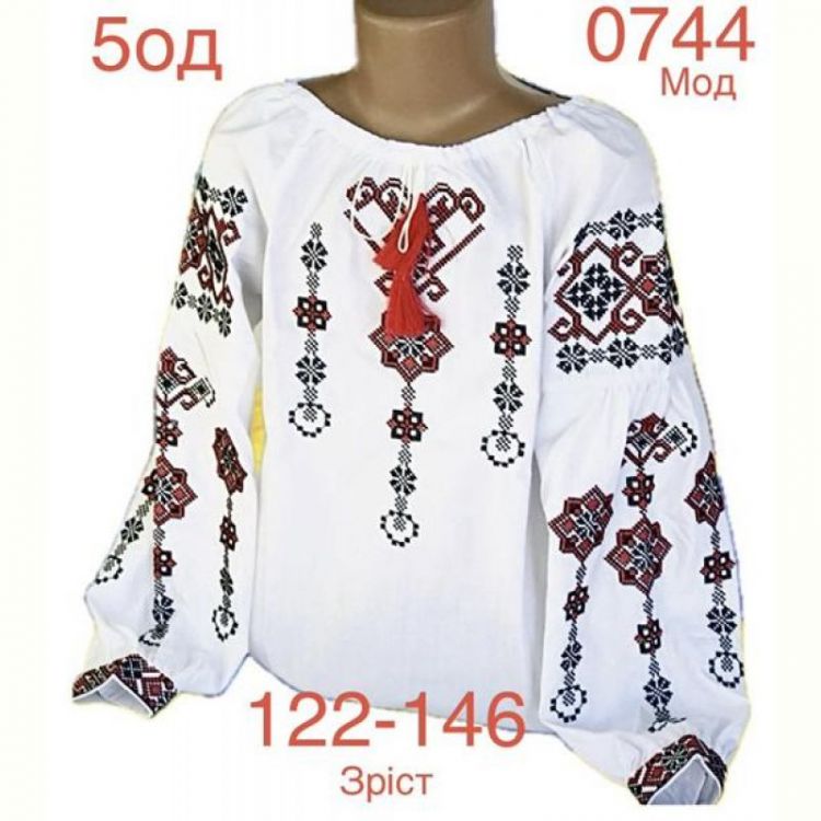 Купить Вышиванка Надийка ND884-0744 white на obuv-plus.com.ua