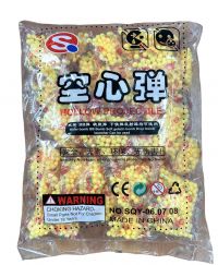 Купить G264876\SQY-077 7-8 ММ М'ЯКА ГУМОВА ДЛЯ АРБІЗУ (1 * 80 МАЛА УПАКОВКА, 1 УПАКОВКА 50 КАПСУЛ) ЖОВТА на obuv-plus.com.ua