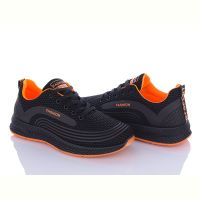 Купить Кроссовки Wonex 197-144 black-orange на obuv-plus.com.ua