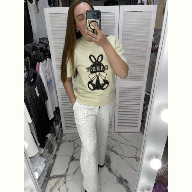 Купить Футболка Karon 8219 l.beige на obuv-plus.com.ua