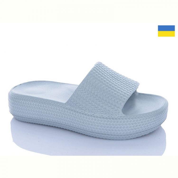 Купить Шлепанцы Gipanis DS-78 сіро- блакитний на obuv-plus.com.ua