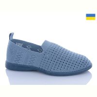 Купить Слипоны DeMur 6727  синій на obuv-plus.com.ua