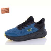 Купить Кроссовки Restime EML24028 navy-yellow на obuv-plus.com.ua