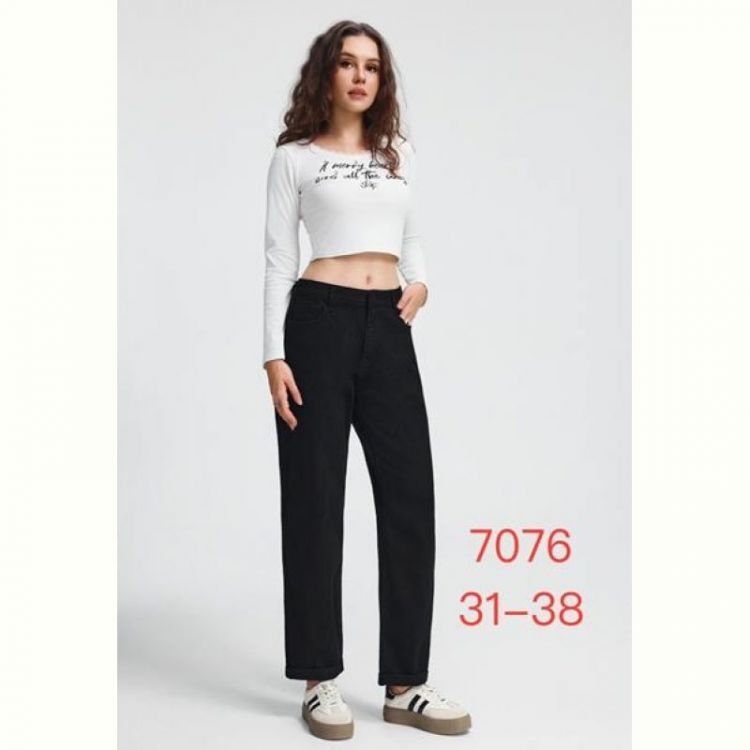 Купить Джинсы NewJeans 7076 black на obuv-plus.com.ua